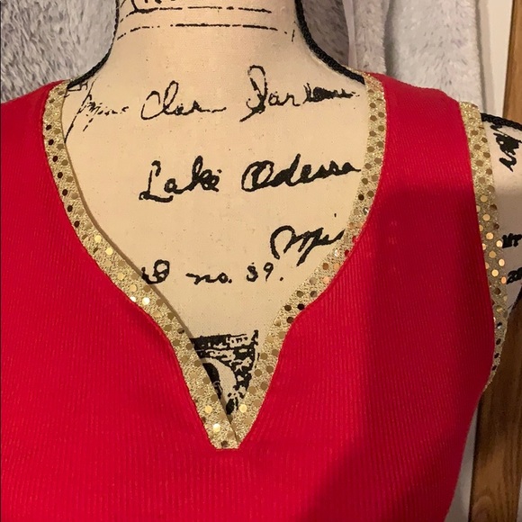 Brand New! Sequenced Dressy Tank - Picture 2 of 5